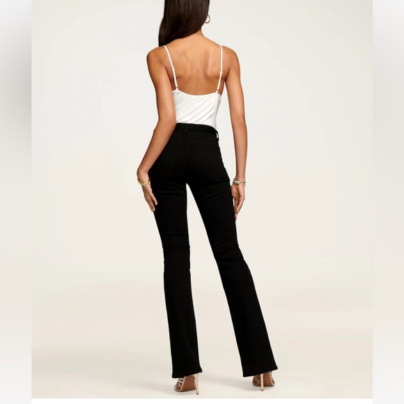 Ramy Brook Black Flare Jeans - Picture 5 of 8
